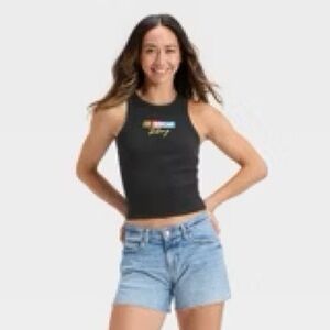 Women's Nascar Graphic Tank Top - Black